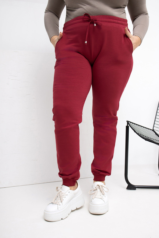 Sportovní kalhoty bordó