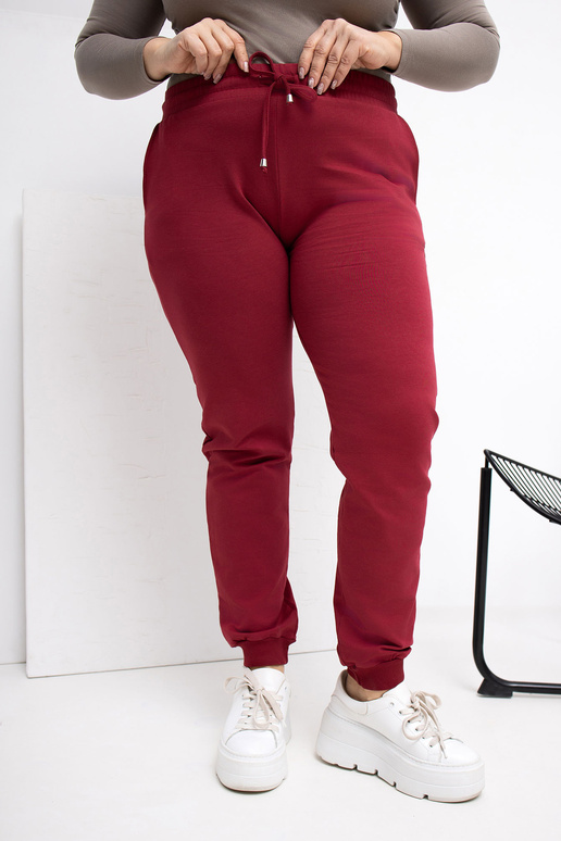 Sportovní kalhoty bordó