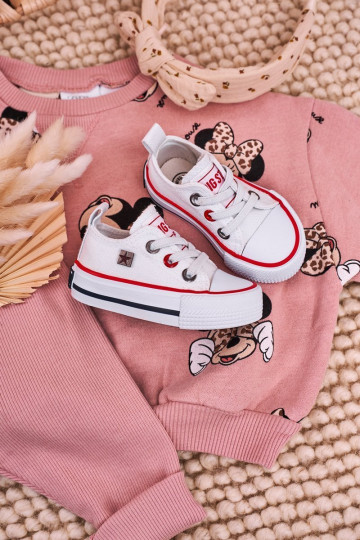 Dětské  tenisky s plochým tvarem BIG STAR HH374193 bílé