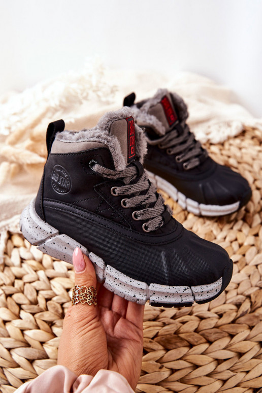 Zateplené dětské holínky Big Star II374074 Černé