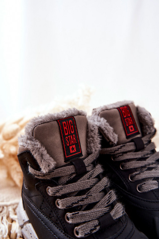 Zateplené dětské holínky Big Star II374074 Černé