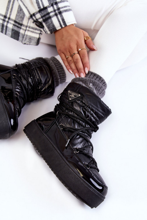   Sněhule se šněrováním Černé Carrios