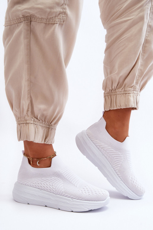  Slip-on vzor tenisky bílé Ferive