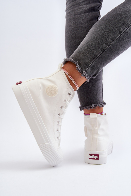 Ležérní obuv  Lee Cooper LCW-24-02-2132 bílé