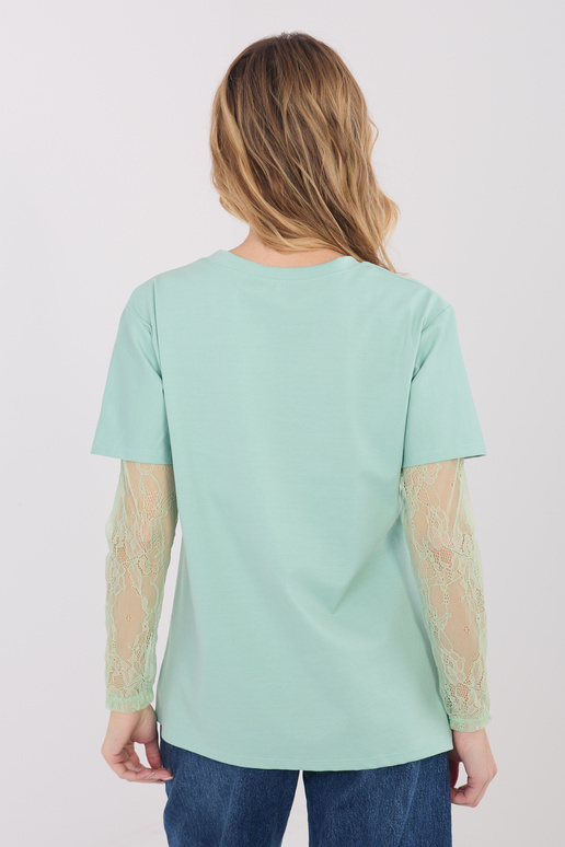 Halenka pistáciové barvy