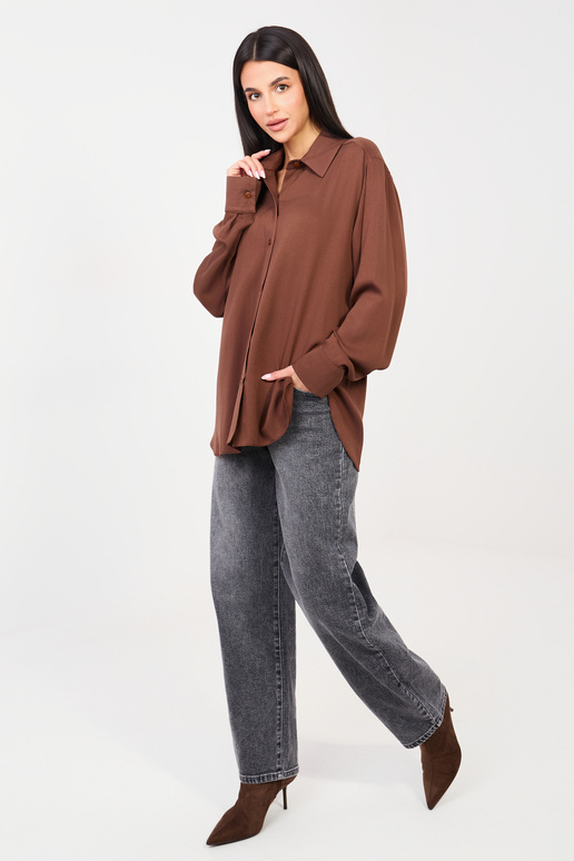 Košile hnědá