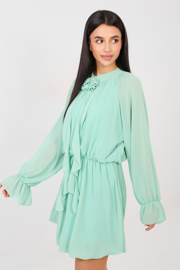 Šaty v barvě máty