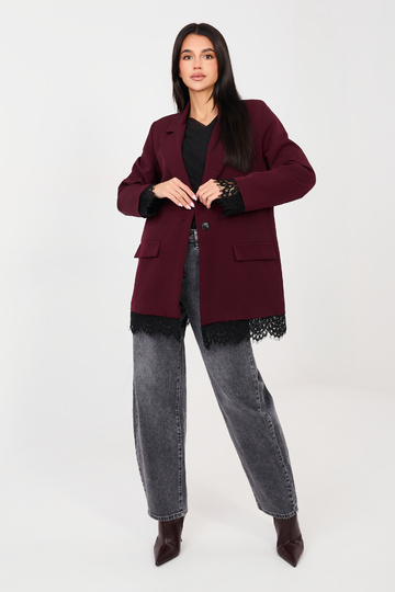 Pánské sako bordó