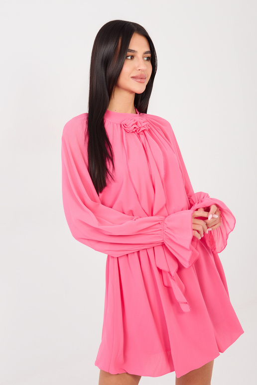 Šaty tmavě růžové