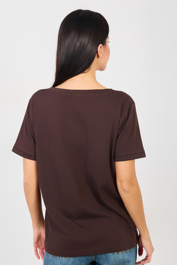 Trička tmavě hnědá