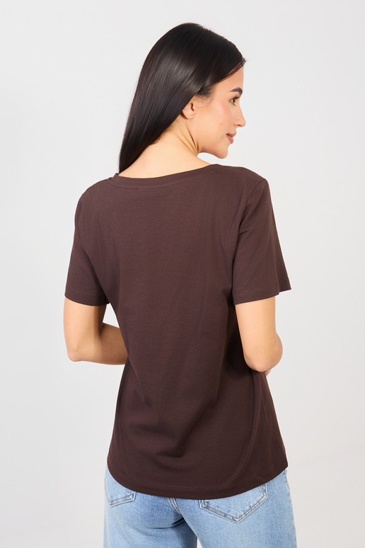 Tričko tmavě hnědé