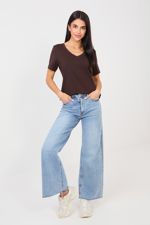 Tričko tmavě hnědé