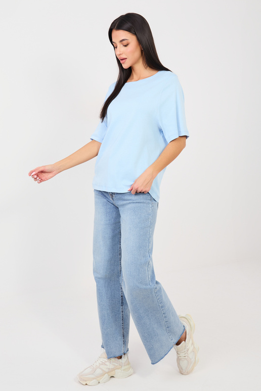 Tričko s krátkým rukávem světle modré