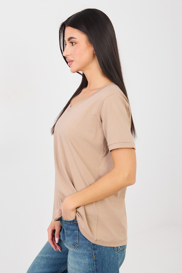 Tričko tmavě pískové