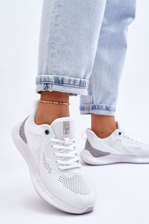   tenisky Memory Foam System Big Star LL274297 bílé