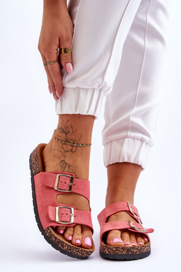 Nazouvací pantofle  růžová Cortina