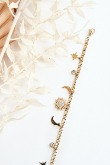  Náramek  zlaté barvy 2