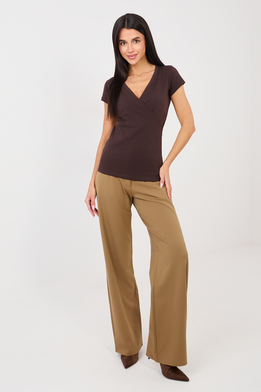 Tričko tmavě hnědé