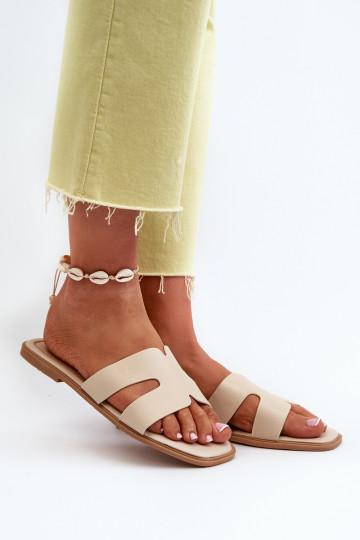  Pantofle béžové Fiviama 2