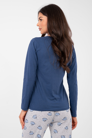 Pyžamo tmavě modré 2