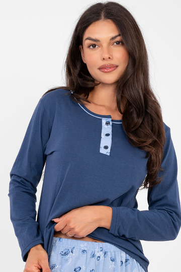 Pyžamo tmavě modré 2