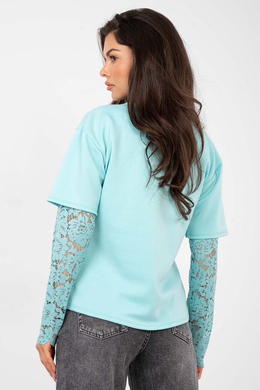 Tričko mátové barvy