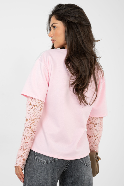 Světlá růžová halenka