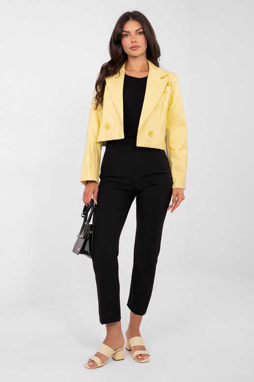 Světlá žlutá bunda