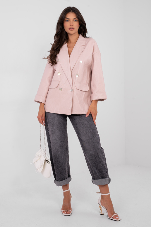 Světlé růžové sako