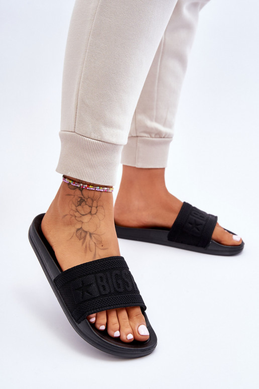  Módní pantofle Big Star LL274A158 Černé