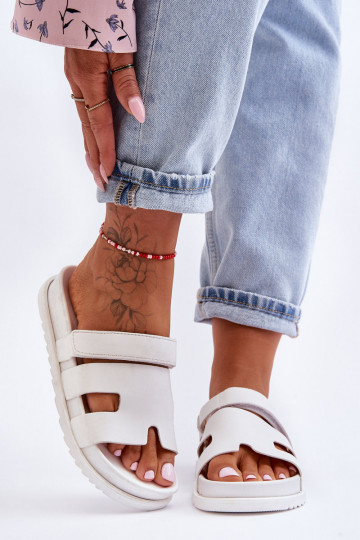  Dámské pantofle bílé Molie 2