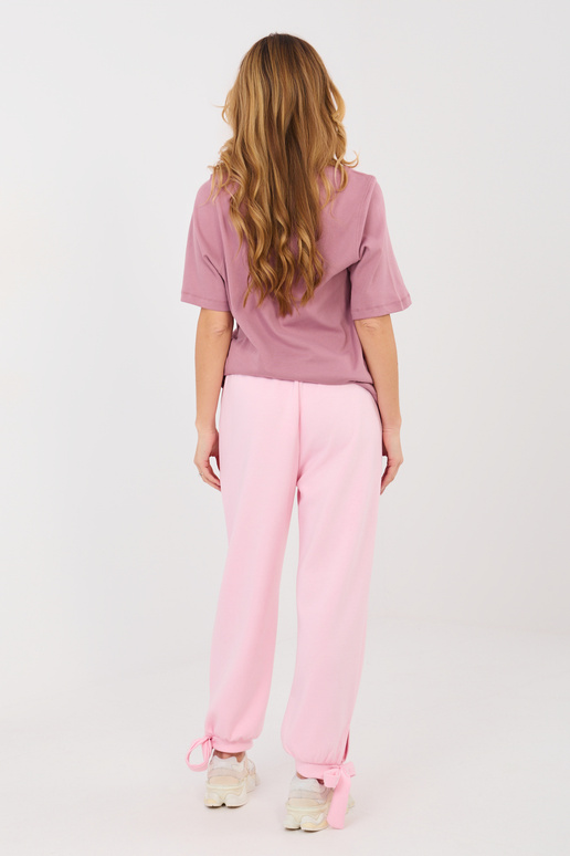 Kalhoty IT světle růžové