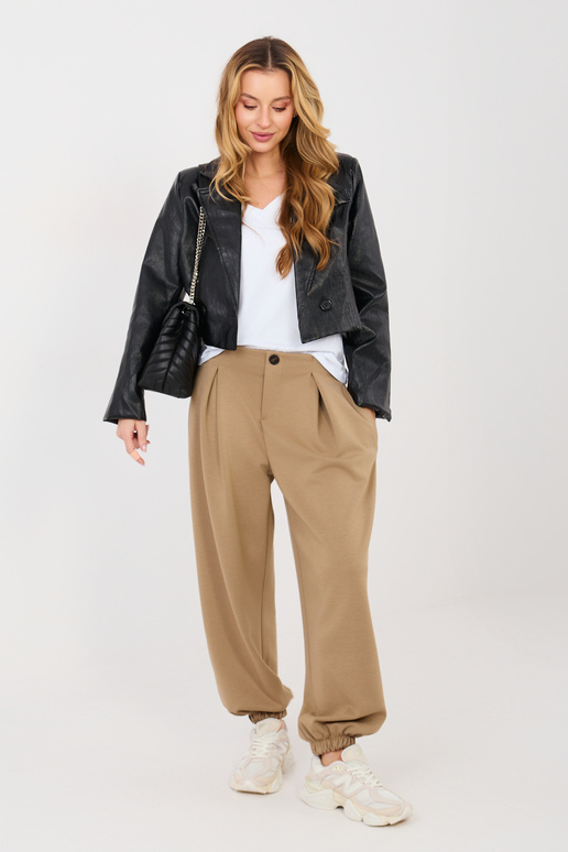 Kalhoty IT tmavě pískové