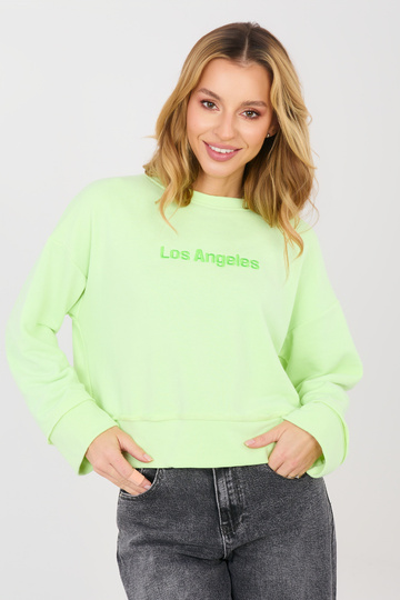 Modrý svetr světle zelený 2