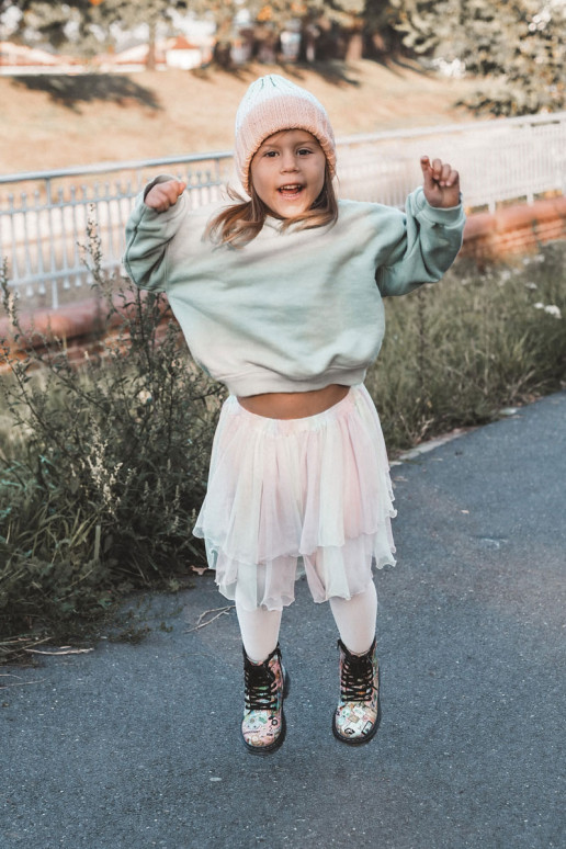 Zateplené dětské holínky  růžová Dexi