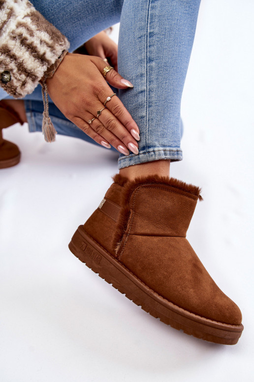  Dřeváky Sněhule Big Star KK274620 hnědá