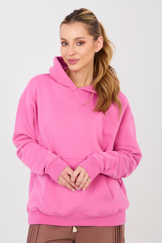 Tmavě růžová blůza na zip