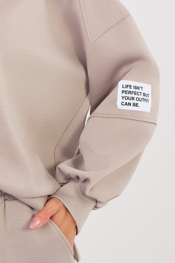 Sada IT tmavě krémová