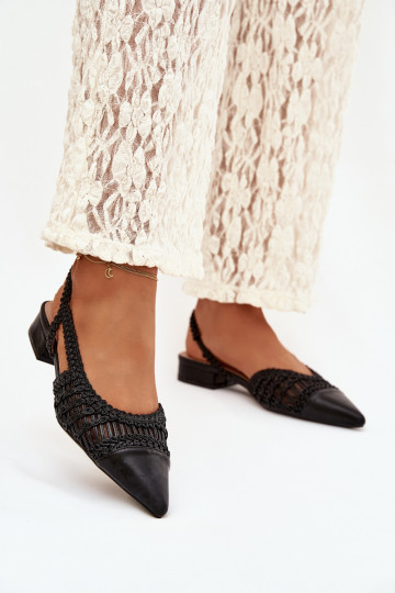 Dámské sandály   Černé Nivorra