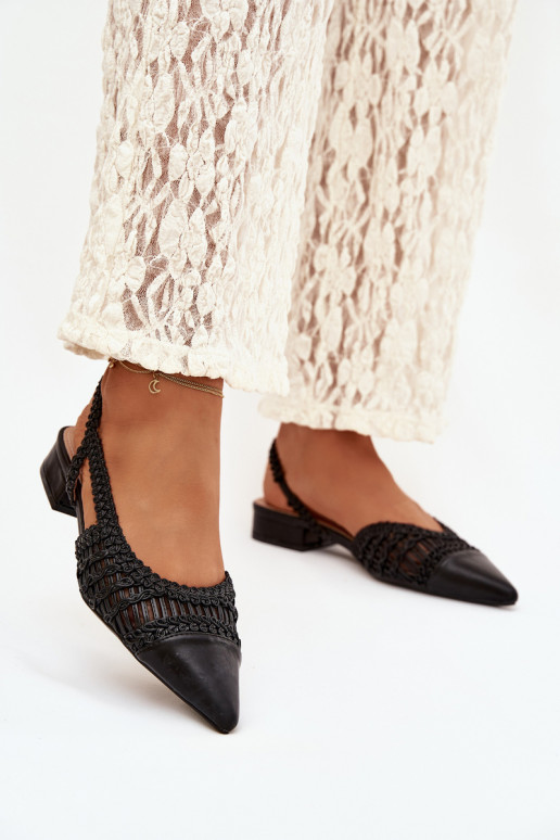 Dámské sandály   Černé Nivorra