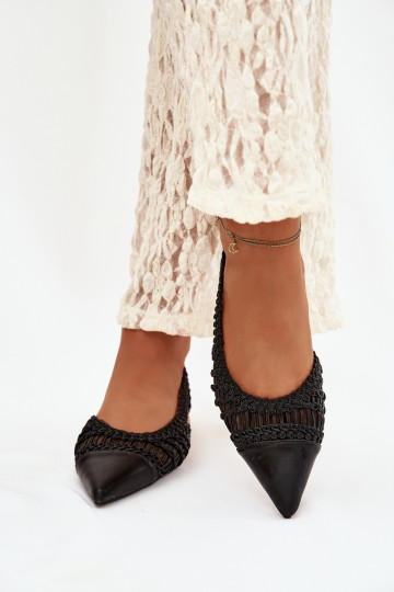 Dámské sandály   Černé Nivorra 2