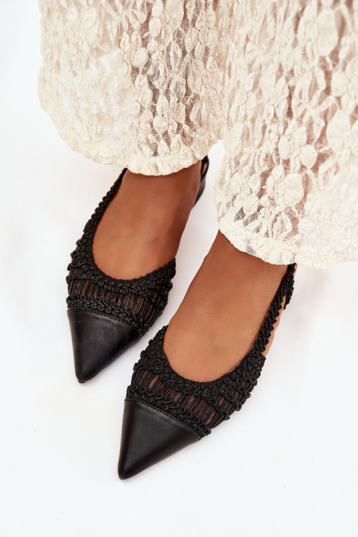 Dámské sandály   Černé Nivorra