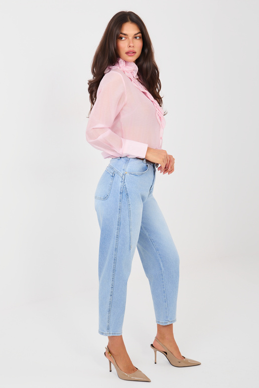 Modré džínové kalhoty