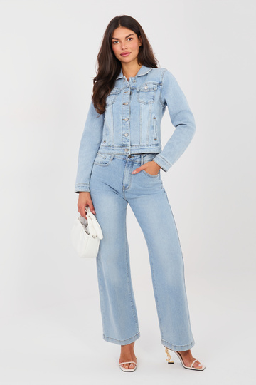 Modré džínové kalhoty