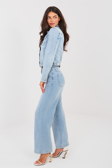 Modré džínové kalhoty 2