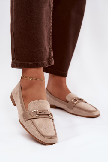 mokasíny mokasíny    béžové Evelora 2