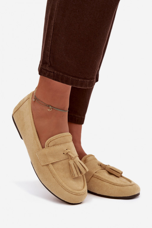 Dámské mokasíny Ploché boty se střapci Žluté Marilisse