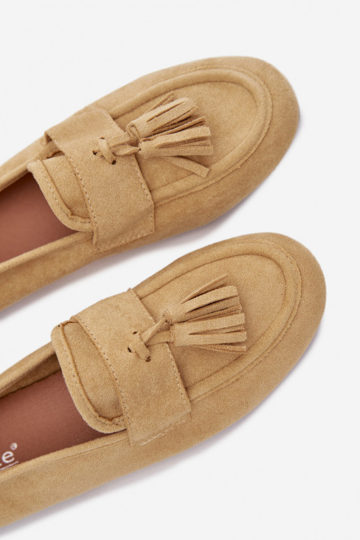 Dámské mokasíny Ploché boty se střapci Žluté Marilisse