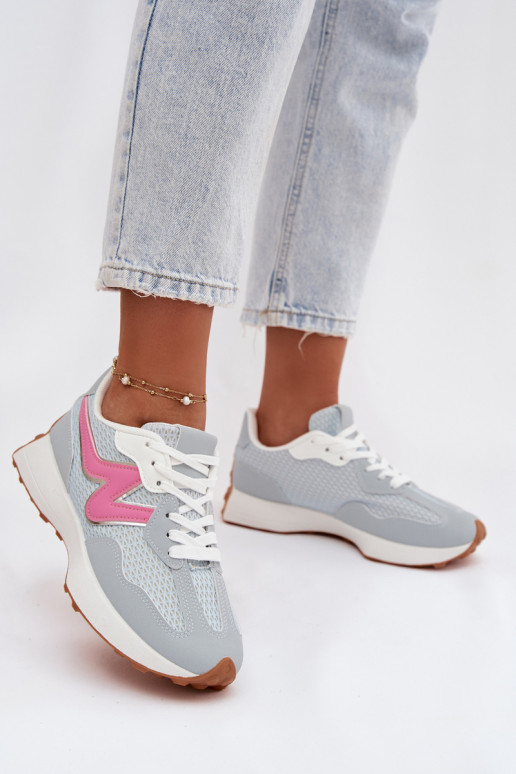 tenisky  s platformou modrá Janelora