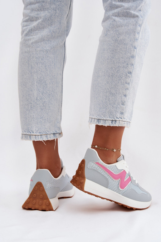 tenisky  s platformou modrá Janelora